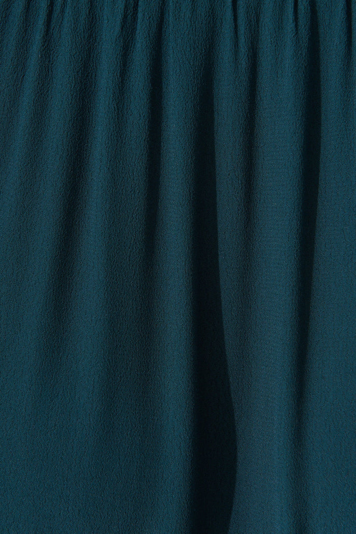 Harwood Midi Dress In Emerald - Fabric