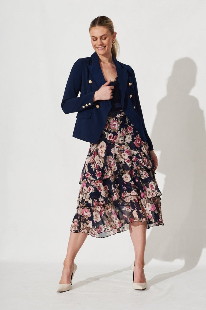 Christine Blazer In Navy - St Frock (Dev)