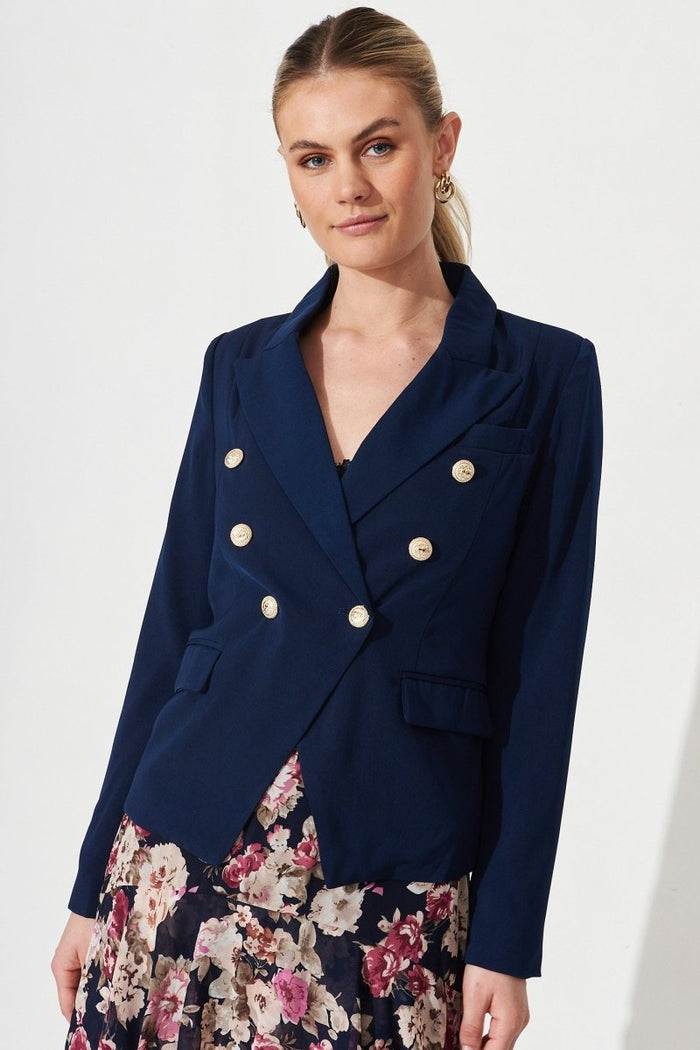 Christine Blazer In Navy - St Frock (Dev)