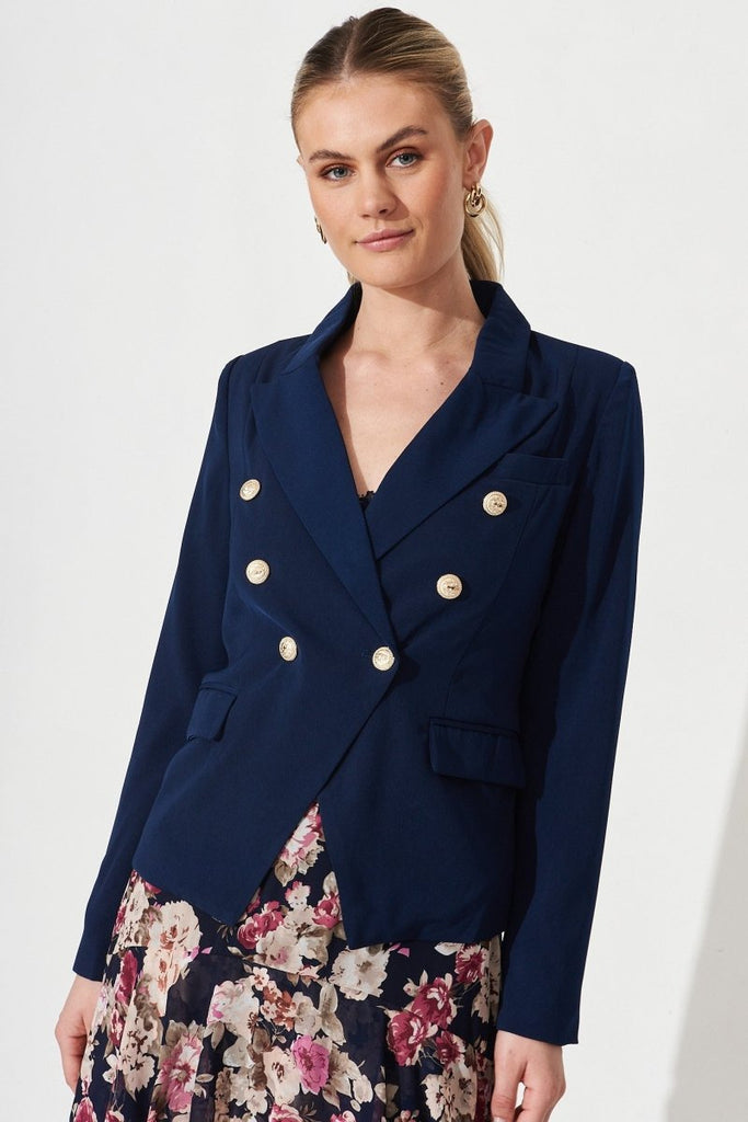 Christine Blazer In Navy - St Frock (Dev)