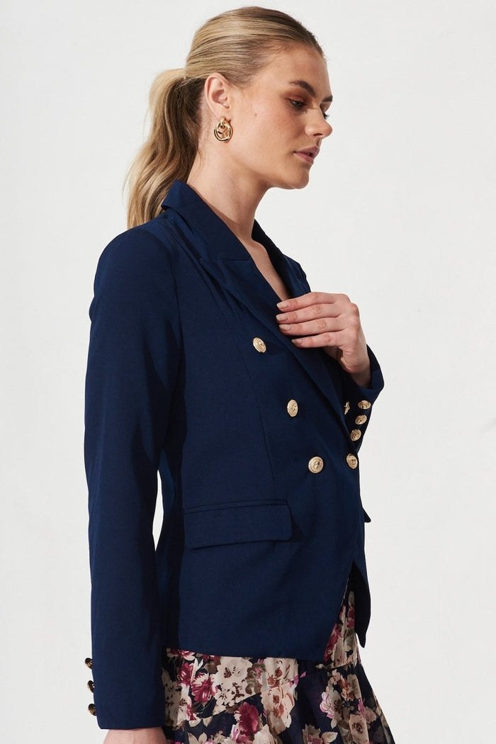 Christine Blazer In Navy - St Frock (Dev)