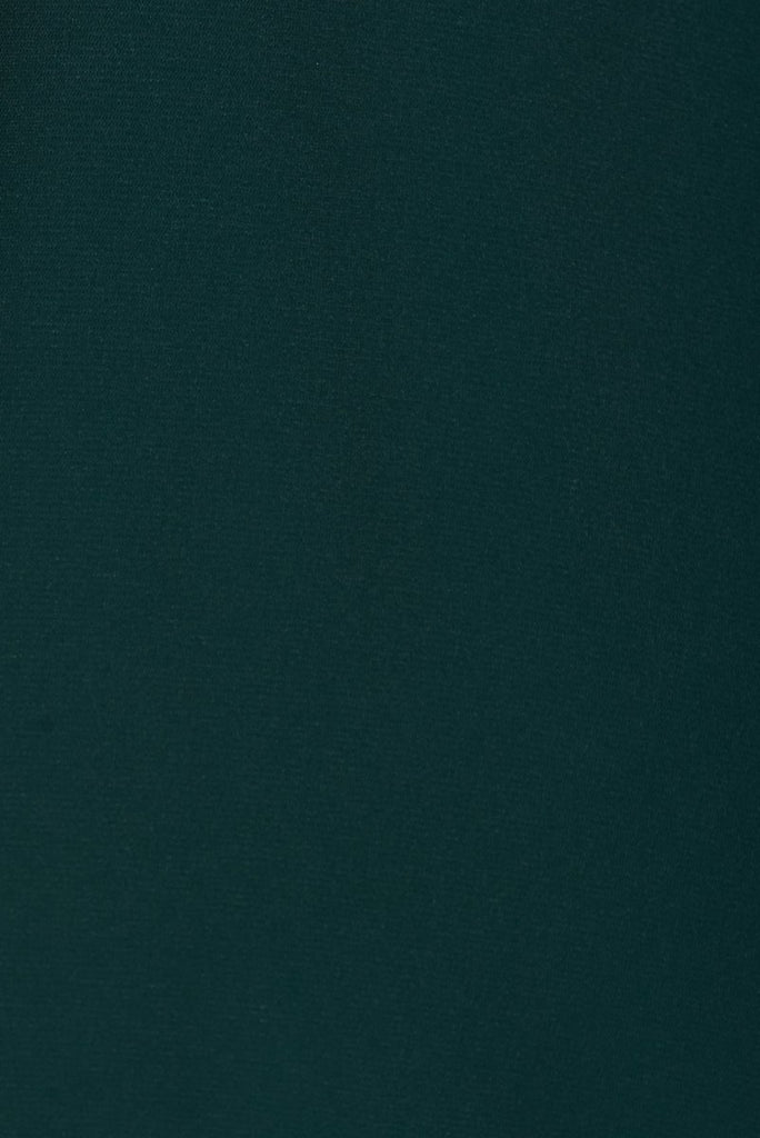 Caliah Skater Dress In Emerald Green - St Frock (Dev)
