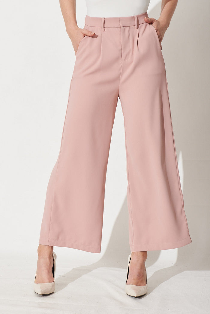 Elysse Pants in Blush - Front