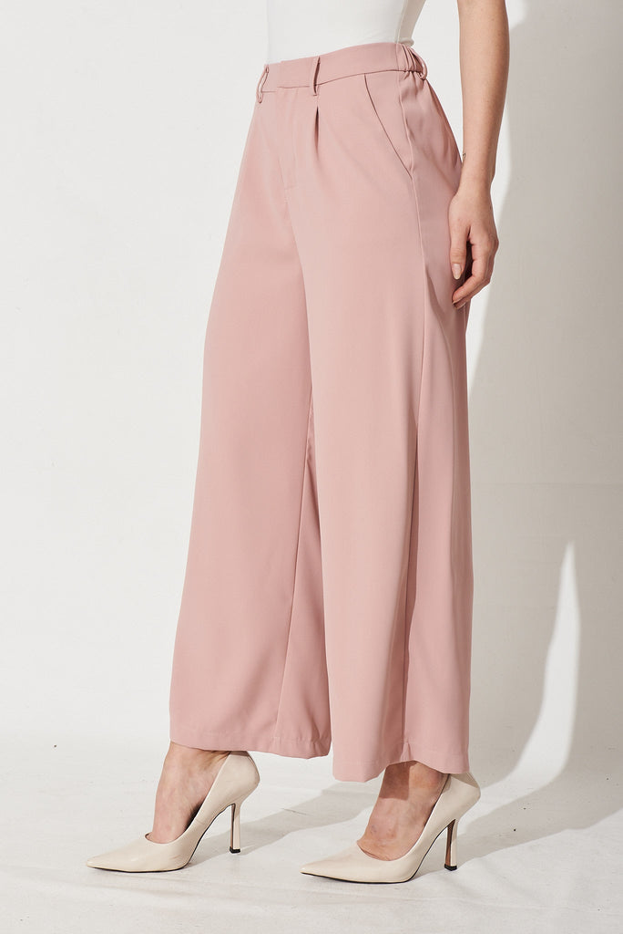 Elysse Pants in Blush - Side