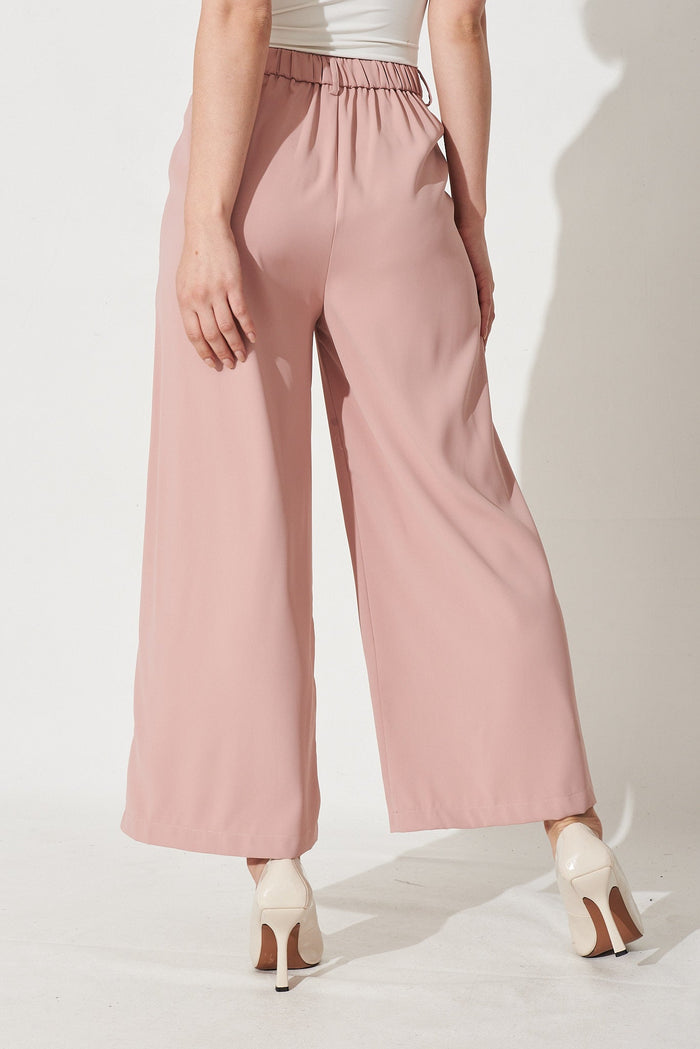 Elysse Pants in Blush - Back