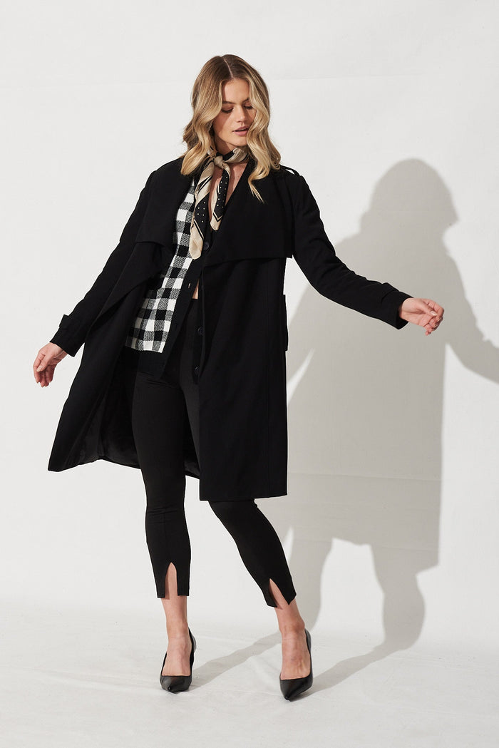 Sammy Stretch Pant In Black - Full Length