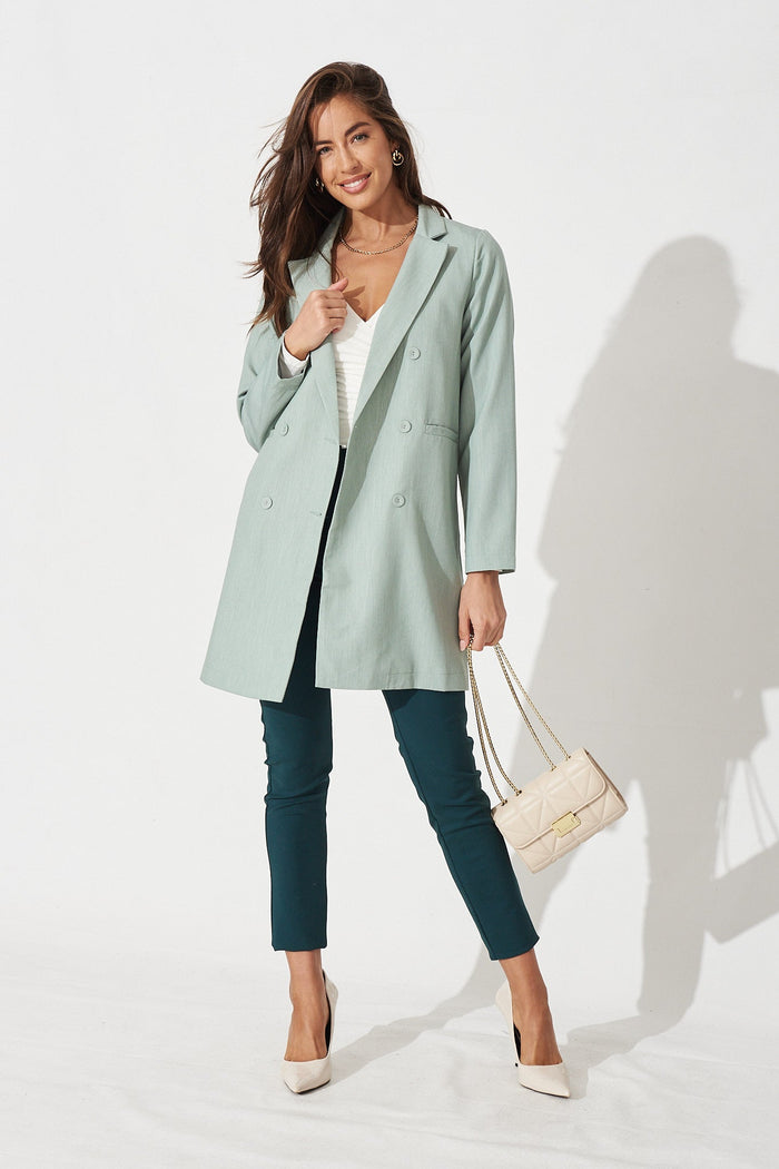 Alicia Blazer In Sage - Full Length