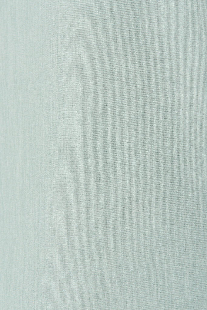 Alicia Blazer In Sage - Fabric