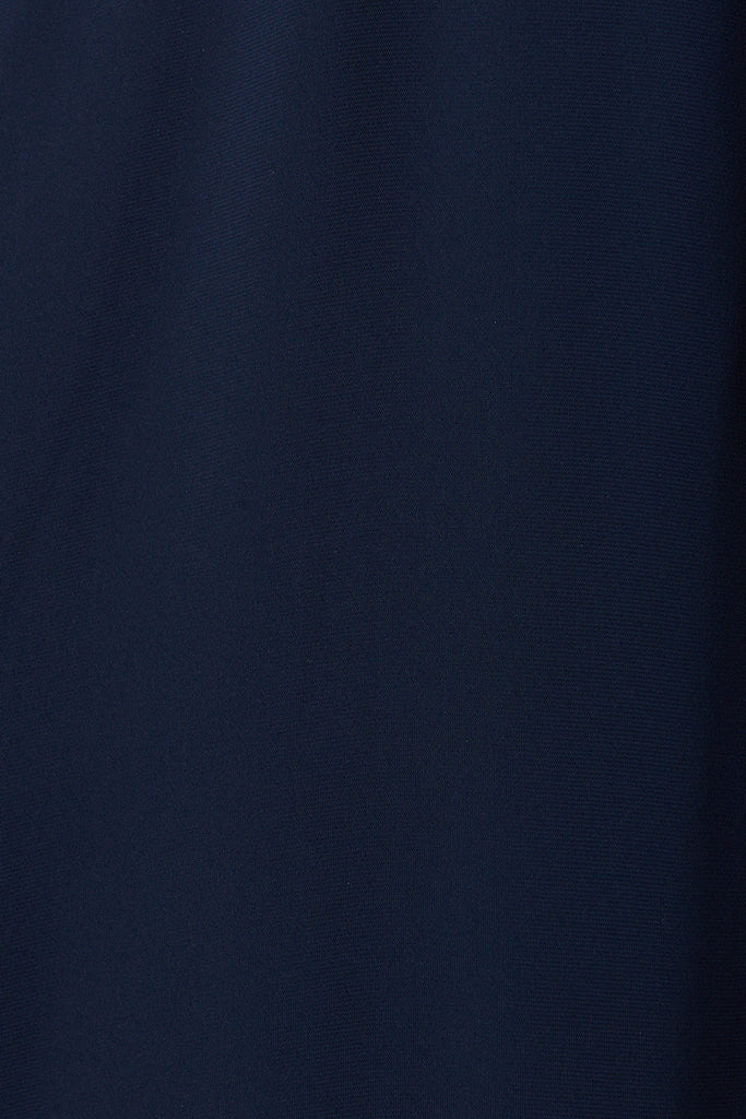 Marit Maxi Dress In Navy - Fabric