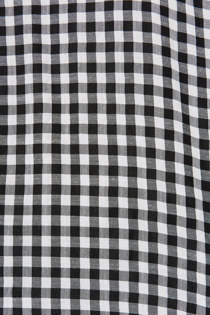Catharina Top in Black and White Gingham - Fabric