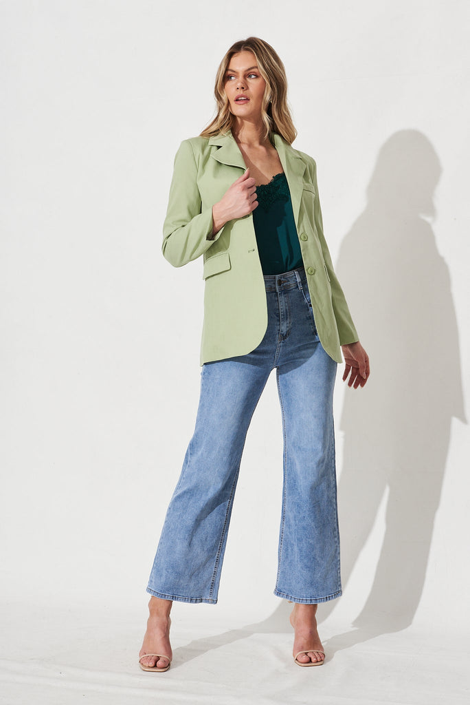 Bobbi Blazer in Sage - Full Length