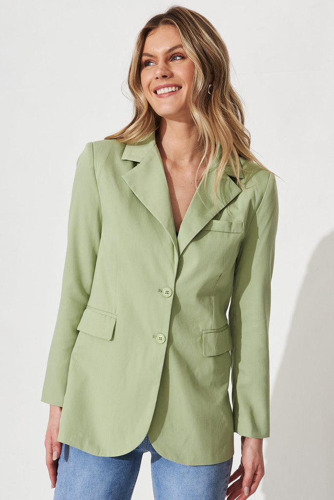 Bobbi Blazer in Sage - Front
