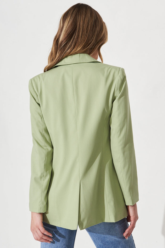 Bobbi Blazer in Sage - Back