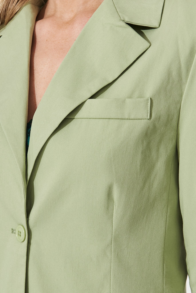 Bobbi Blazer in Sage - Detail