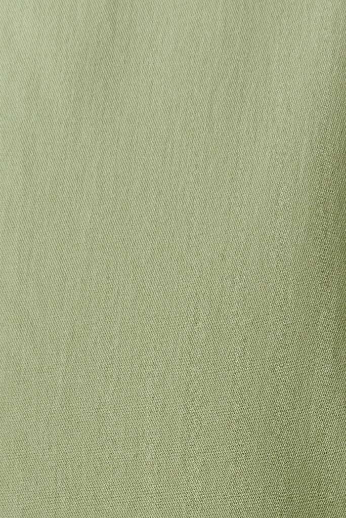 Bobbi Blazer in Sage - Fabric