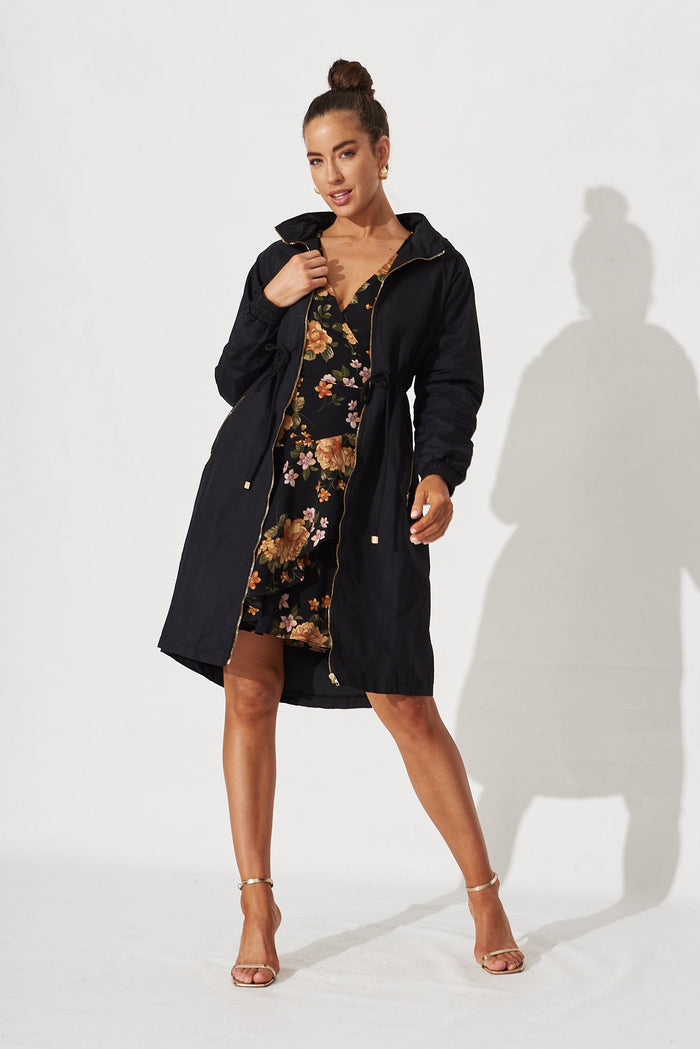 Aileen Dress Jacket In Black - front