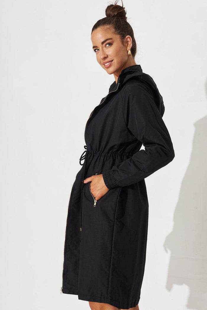 Aileen Dress Jacket In Black - side