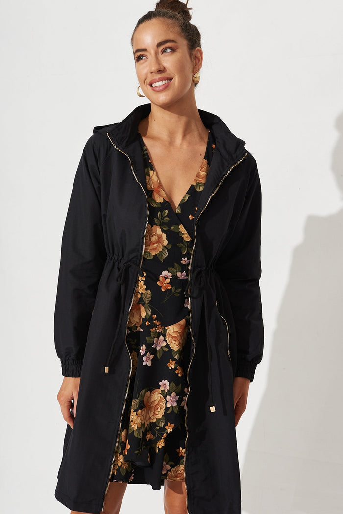 Aileen Dress Jacket In Black - front