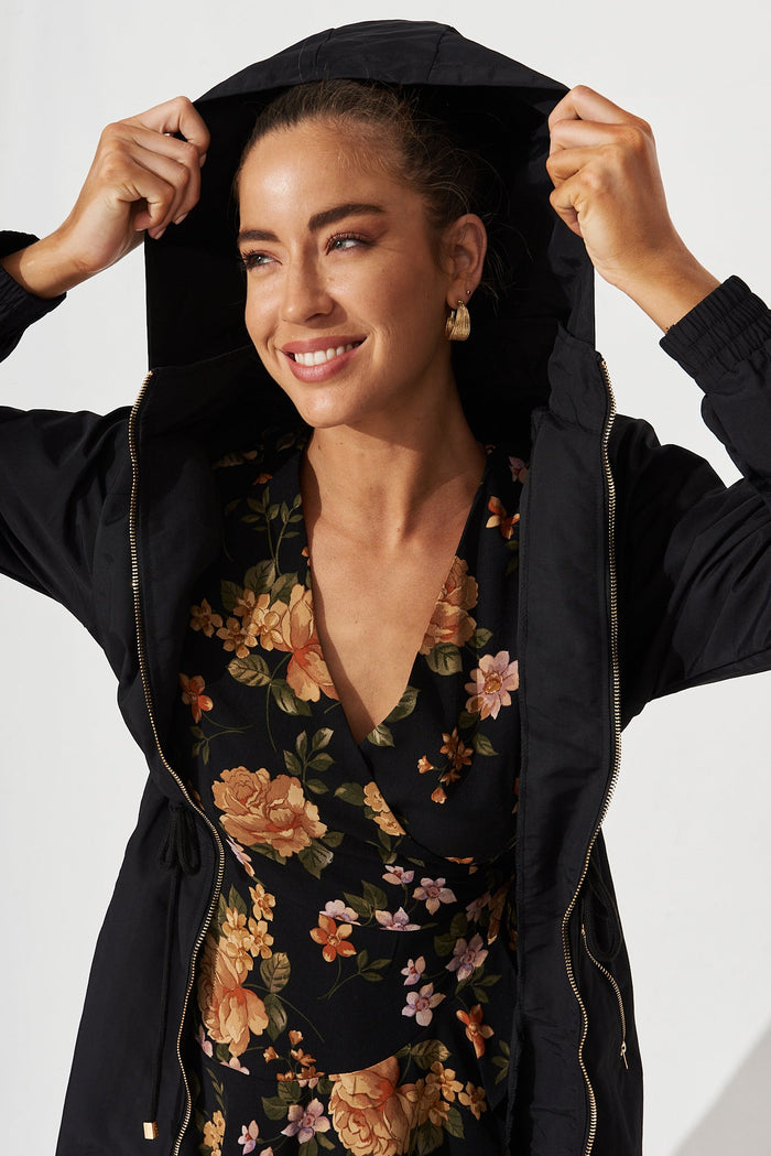 Aileen Dress Jacket In Black - front