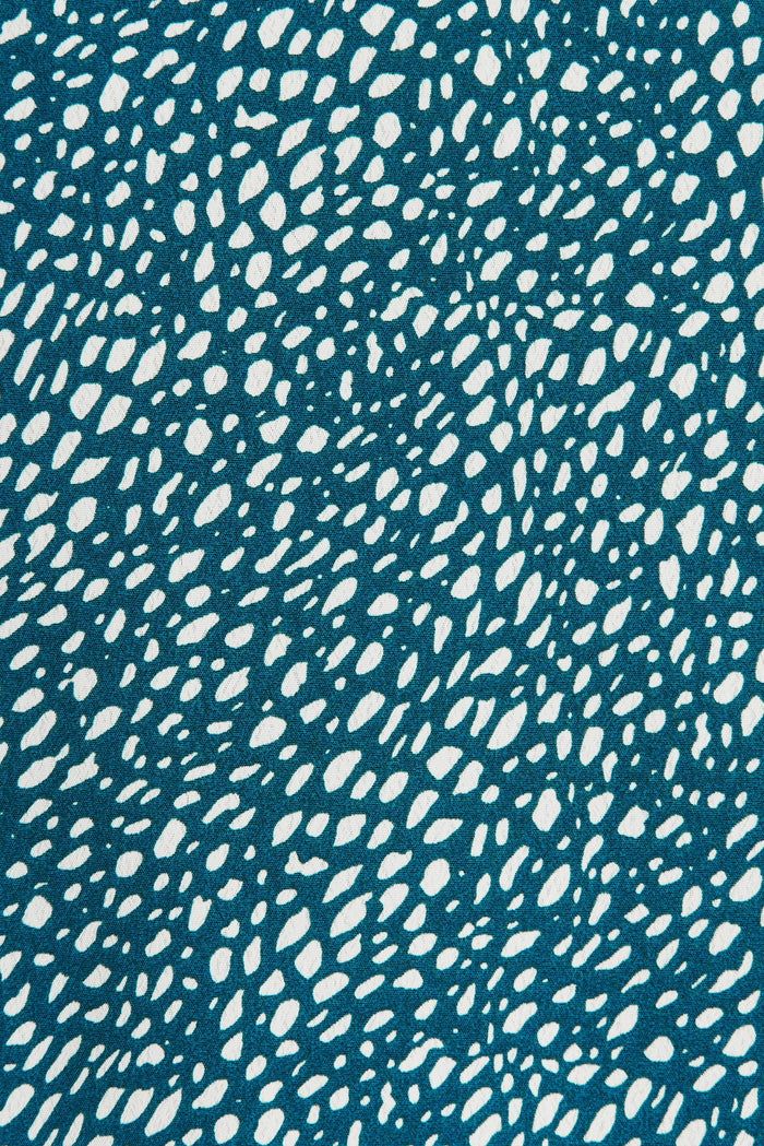 Danica Dress In Teal With White Speckle - fabric