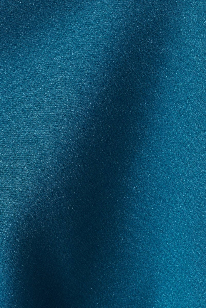 Brylie Dress In Teal Satin - St Frock (Dev)