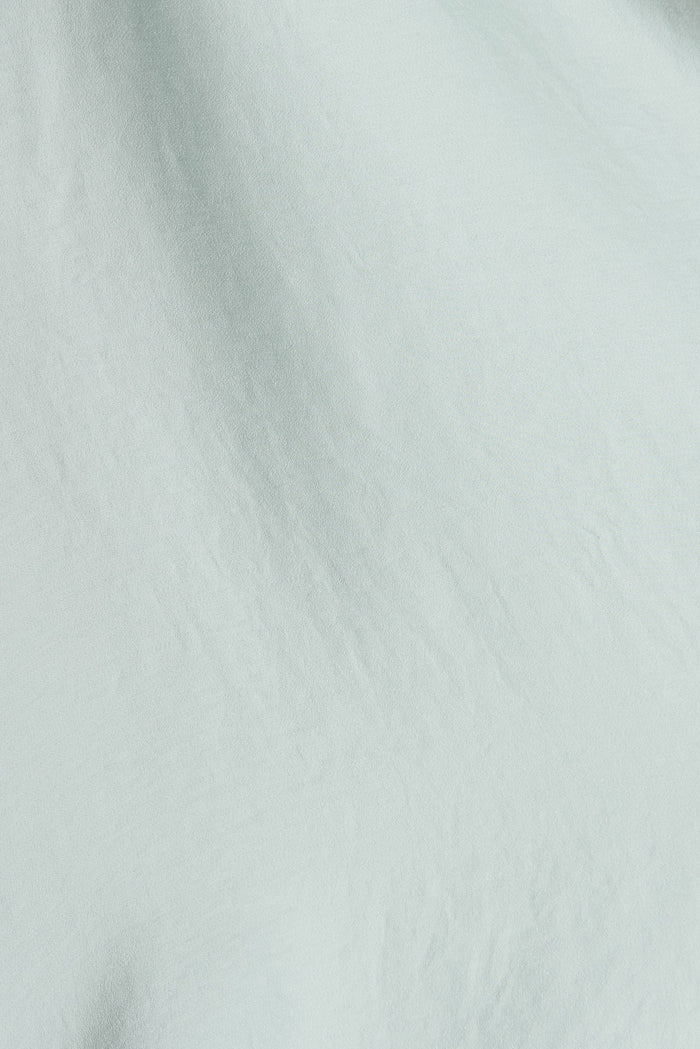 Helsinki Dress In Duckegg Blue Satin - fabric