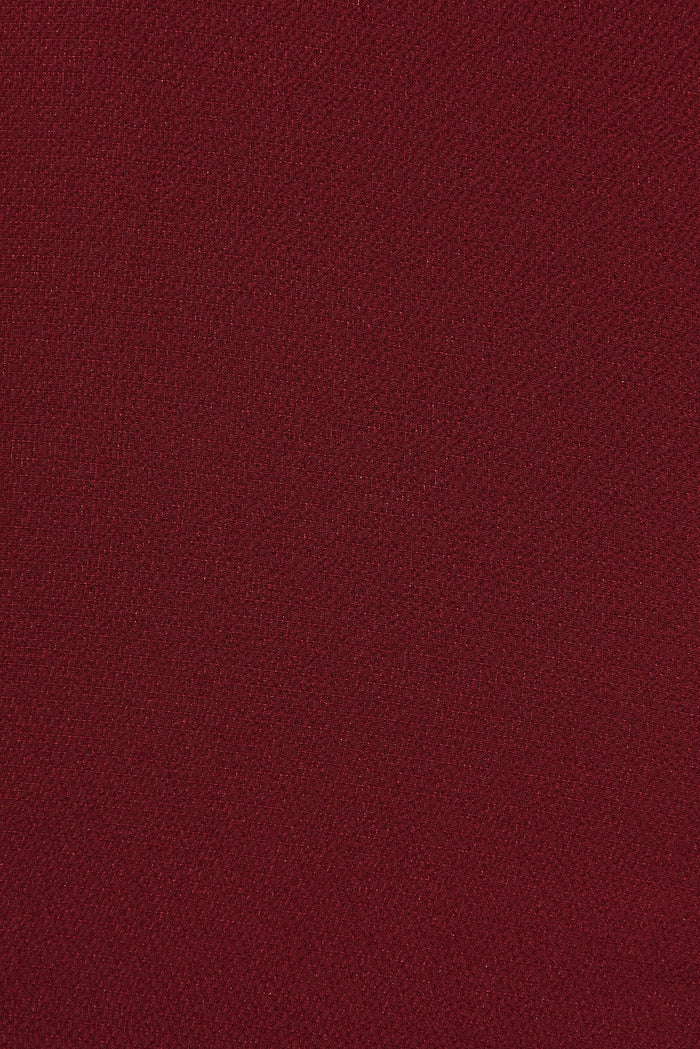 Glinda Midi Dress in Wine - fabric
