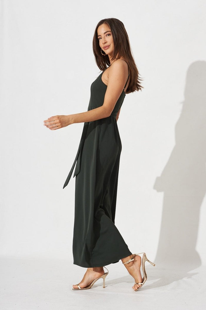 Clarice Jumpsuit In Green - St Frock (Dev)