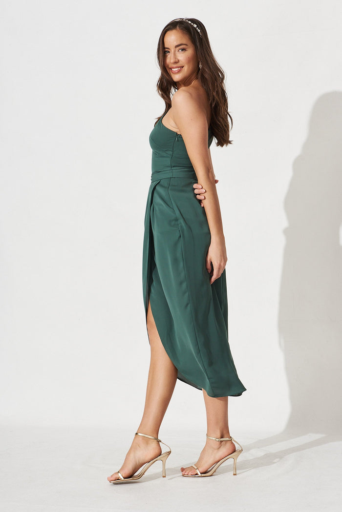 Aviana Dress In Green - side