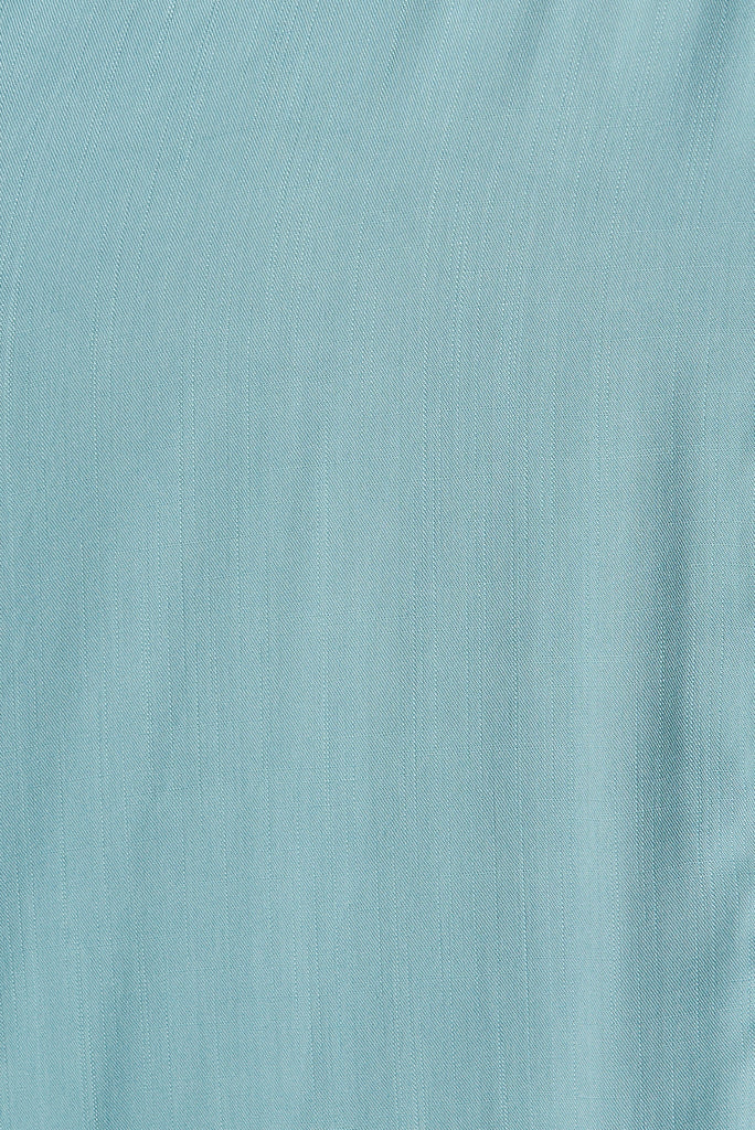 Selena Maxi Dress In Dusty Teal - fabric