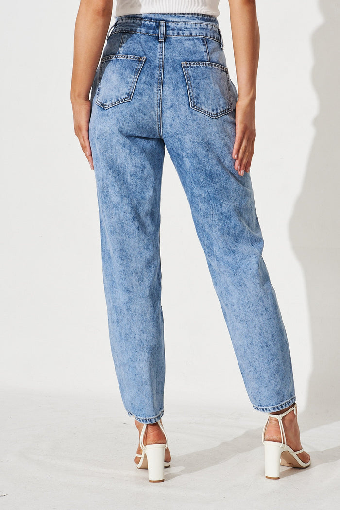 Brieanna Jeans In Light Wash - back