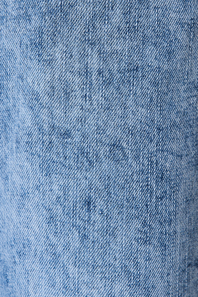 Brieanna Jeans In Light Wash - fabric