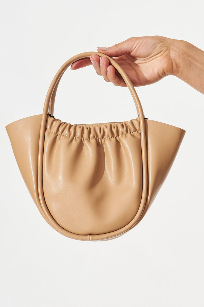 August + Delilah Cresta Sling Bag In Brown - front