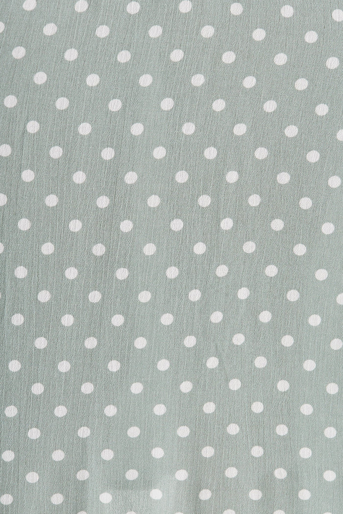 Aviva Midi Dress in Sage with White Speckle - fabric
