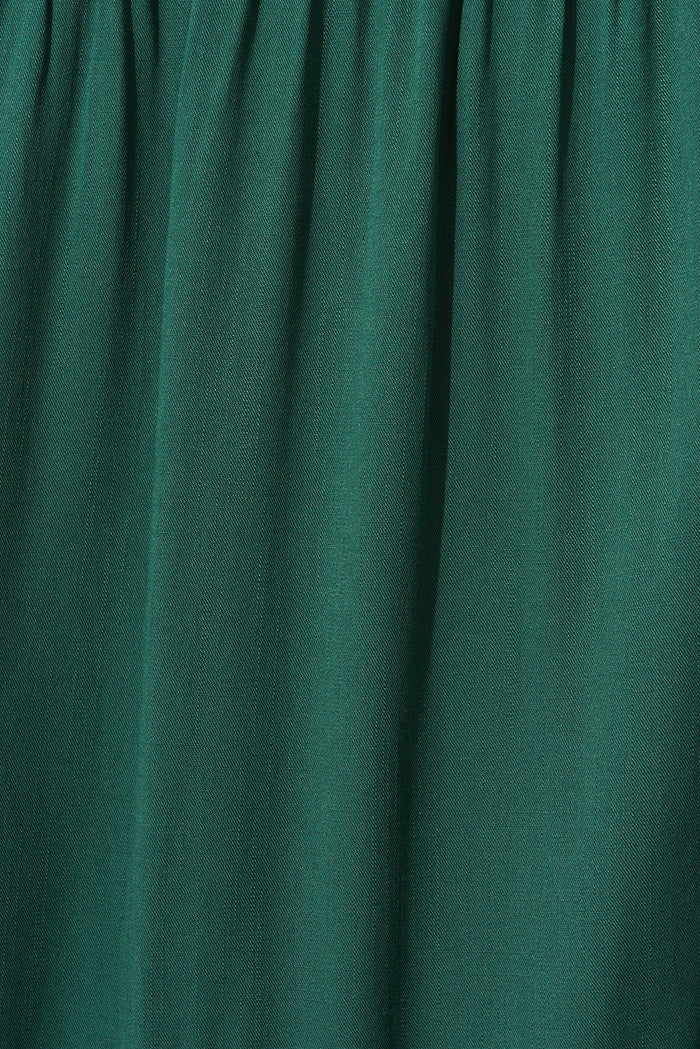 Desert Dream Maxi Dress In Emerald - fabric