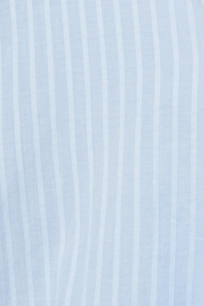 Talisa Maxi Dress In Sky Blue Cotton - fabric