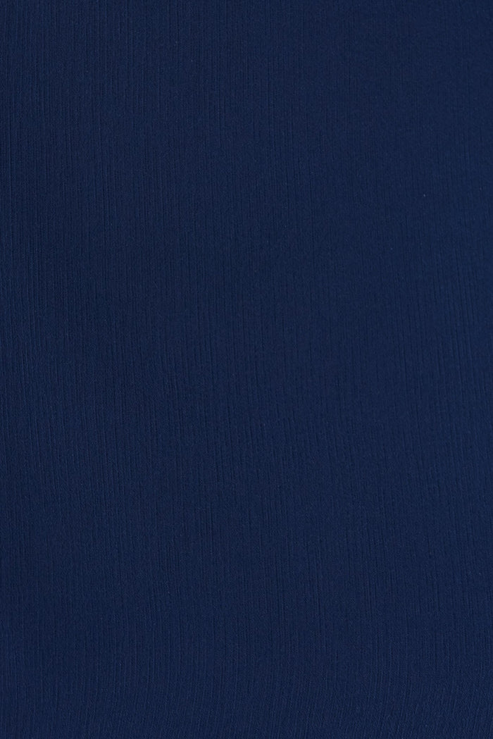 Alannah Dress In Navy Lace - fabric