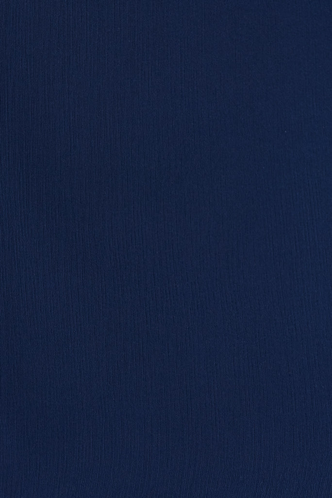 Alannah Dress In Navy Lace - fabric
