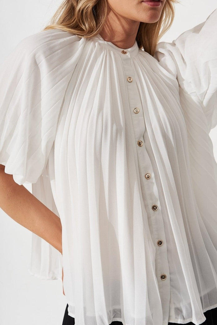 Chariste Shirt In White - St Frock (Dev)