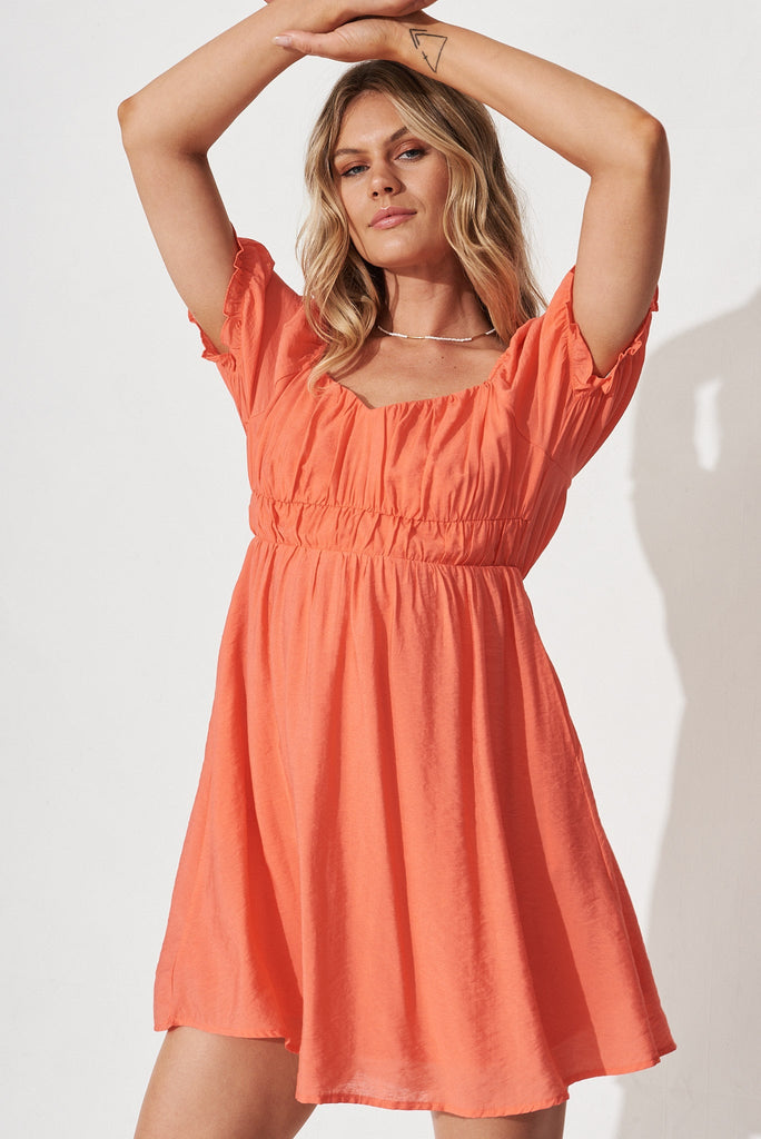 Anaya Dress In Orange - front