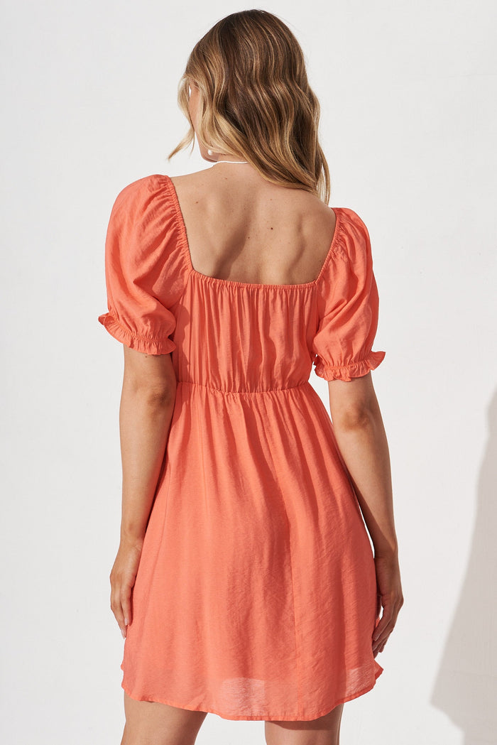 Anaya Dress In Orange - back