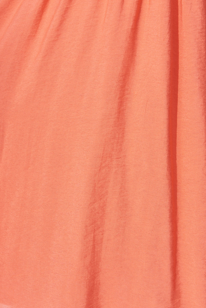 Anaya Dress In Orange - fabric