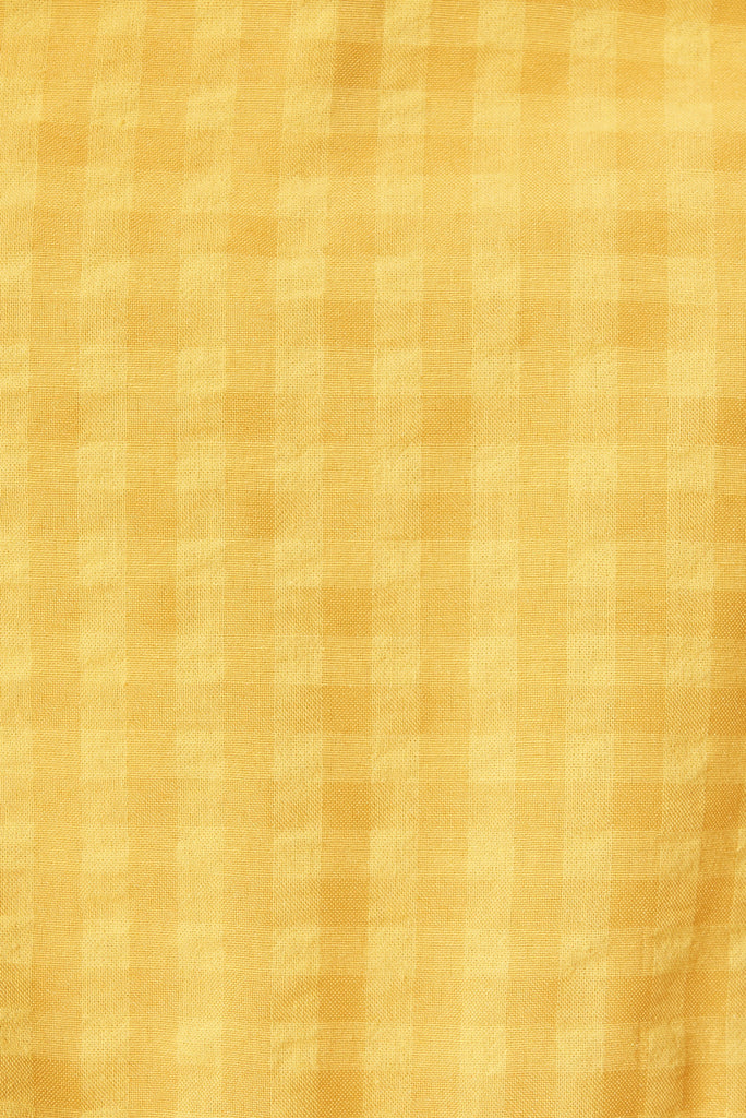 Tayah Midi Dress In Yellow - fabric
