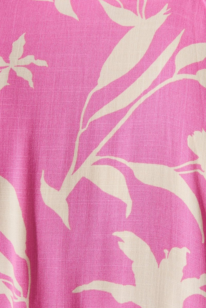 Cerrie Dress In Pink With Yellow Floral - St Frock (Dev)