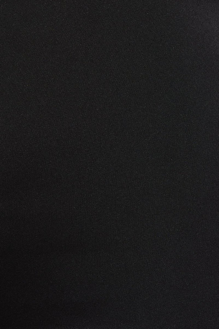 Charlene Wide Leg Pants In Black Satin - St Frock (Dev)