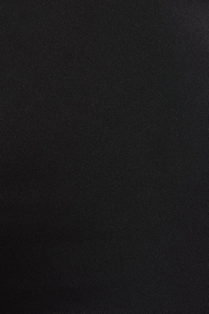 Charlene Wide Leg Pants In Black Satin - St Frock (Dev)