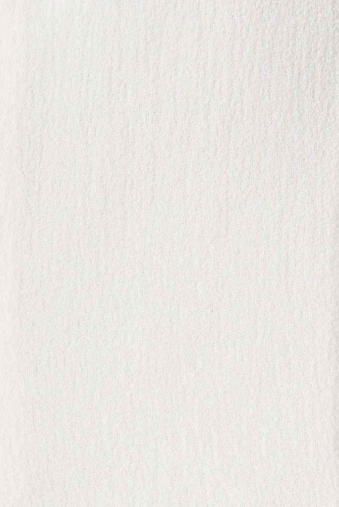 Jackly Bolero in White - fabric