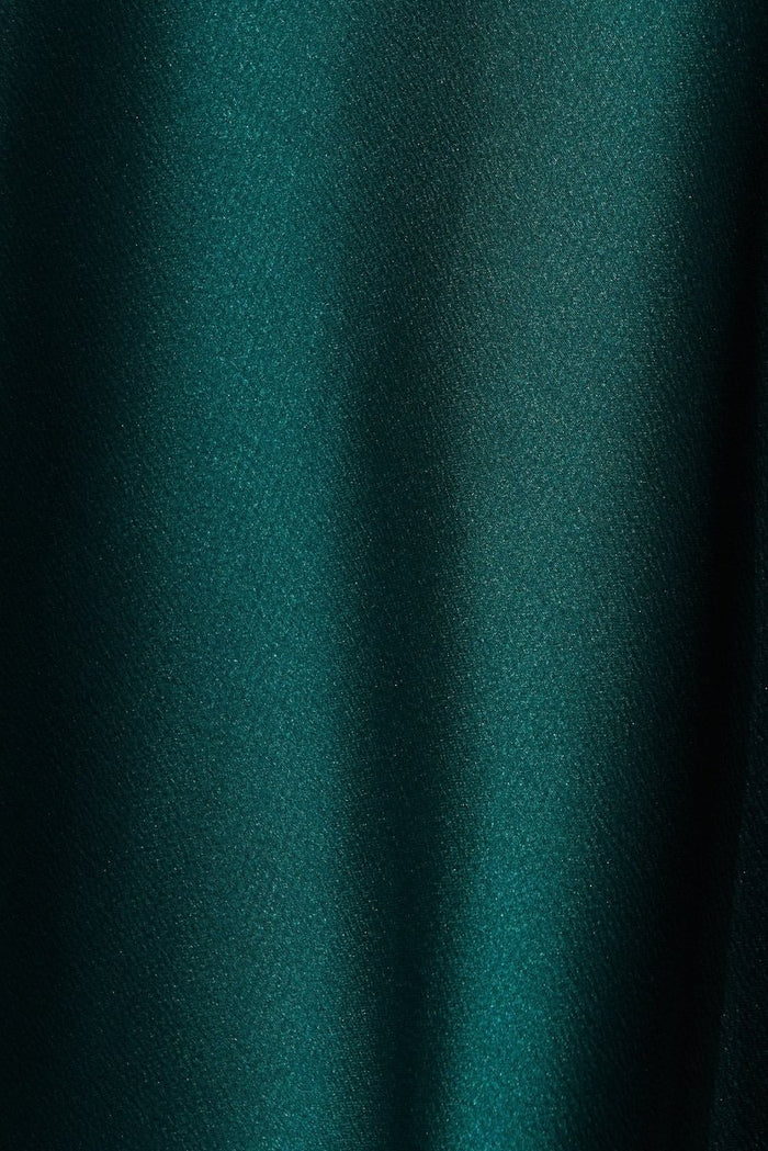Brylie Dress In Emerald Satin - St Frock (Dev)