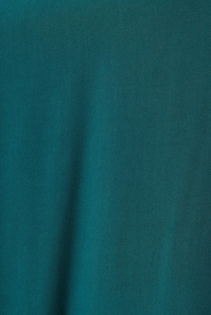 Violet Maxi Dress In Teal - fabric