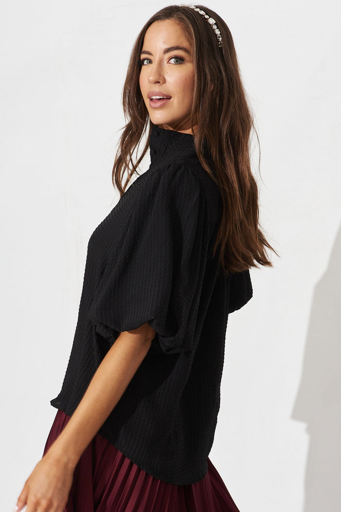 Prudence Shirt In Black - side